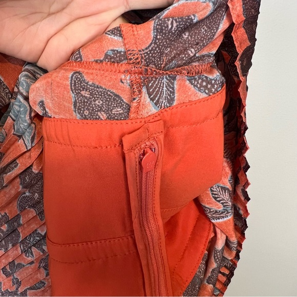 New Ulla Johnson Sefia Long-Sleeve Pleated Mini Dress, Size 4 - Picture 16 of 16